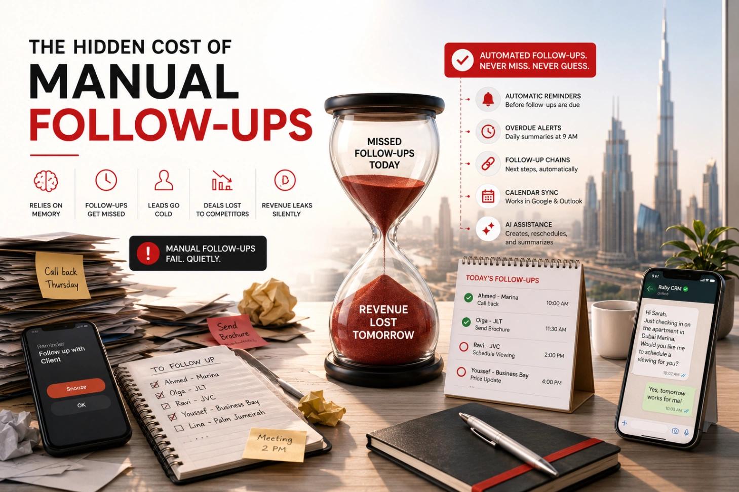 The hidden cost of manual follow-ups