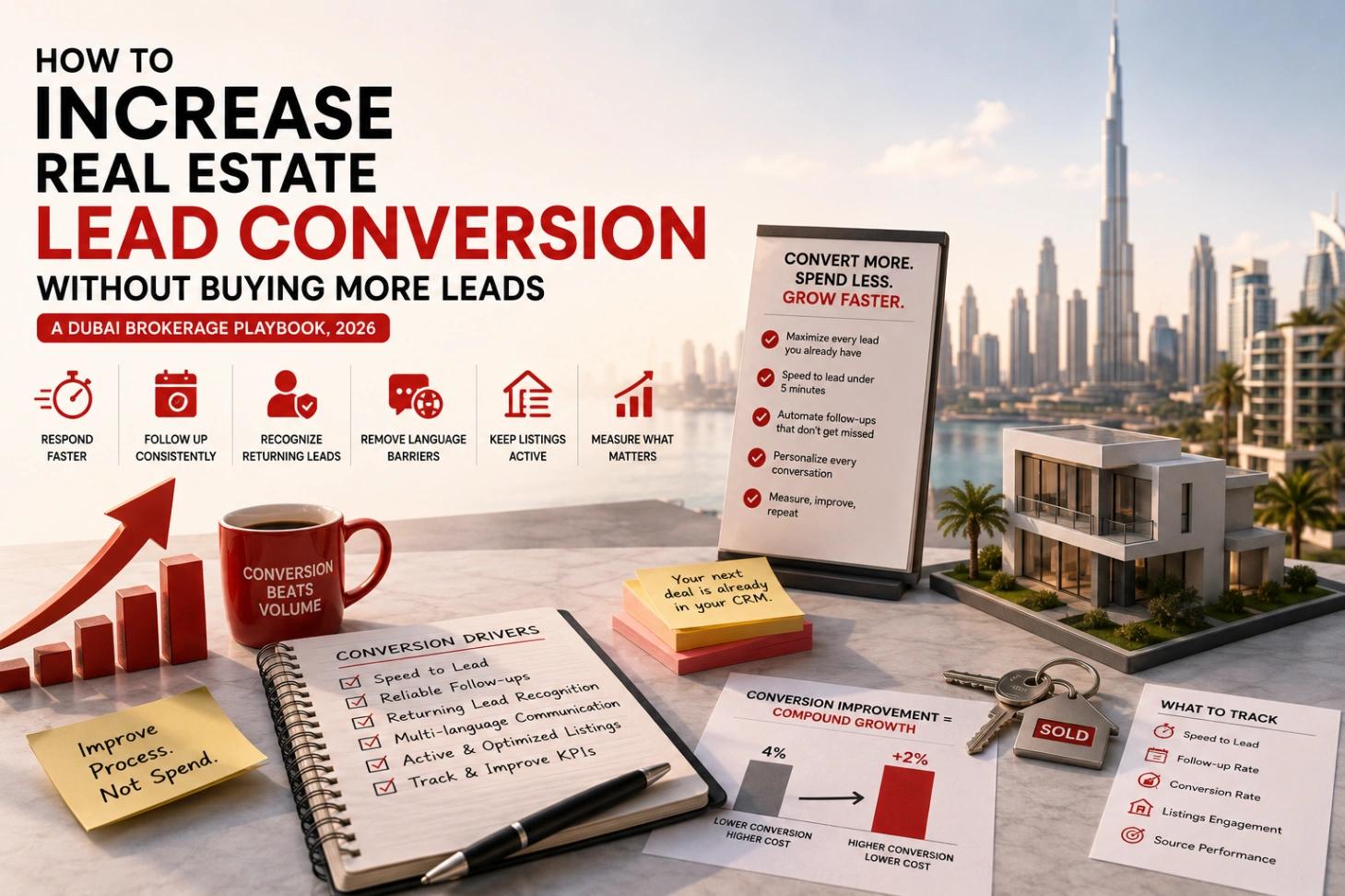 How to increase real estate lead conversion without buying more leads
